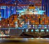 Containerschiffhafen