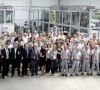 Die Belegschaft freut sich über die Auszeichnung mit dem „Volkswagen Group Award 2010“