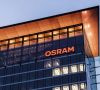Die Osram Firmenzentrale in München im Dunkeln