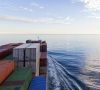 Containerschiff auf der Ostsee