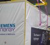 Container mit Siemens Energy Aufschrift