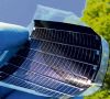 Flexibles Solarmodul auf Cadmium-Tellurid-Basis (CdTe), mit dem Forscher der schweizerischen Empa