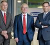 Die neue Geschäftsführung der J. Schmalz GmbH: Dr. Kurt Schmalz (Mitte), Dr. Hinrich Dohrmann (links) und Andreas Beutel (rechts). -