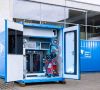 Die Container-basierte Mobile Smart Factory von Rheinmetall ermöglicht die Produktion von Ersatzteilen auf Abruf, und zwar dort, wo sie gebraucht werden.